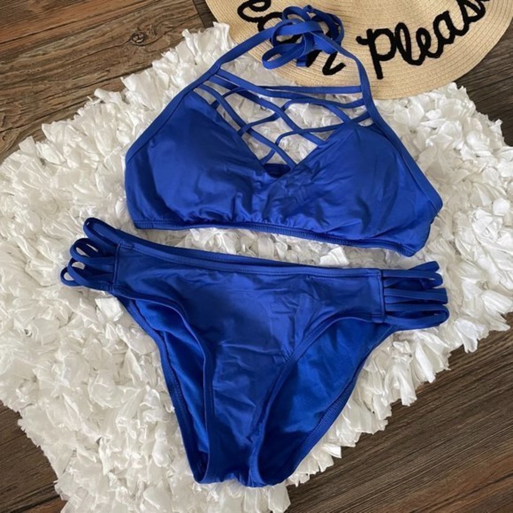 Women's Shade & Shore Blue Bikini